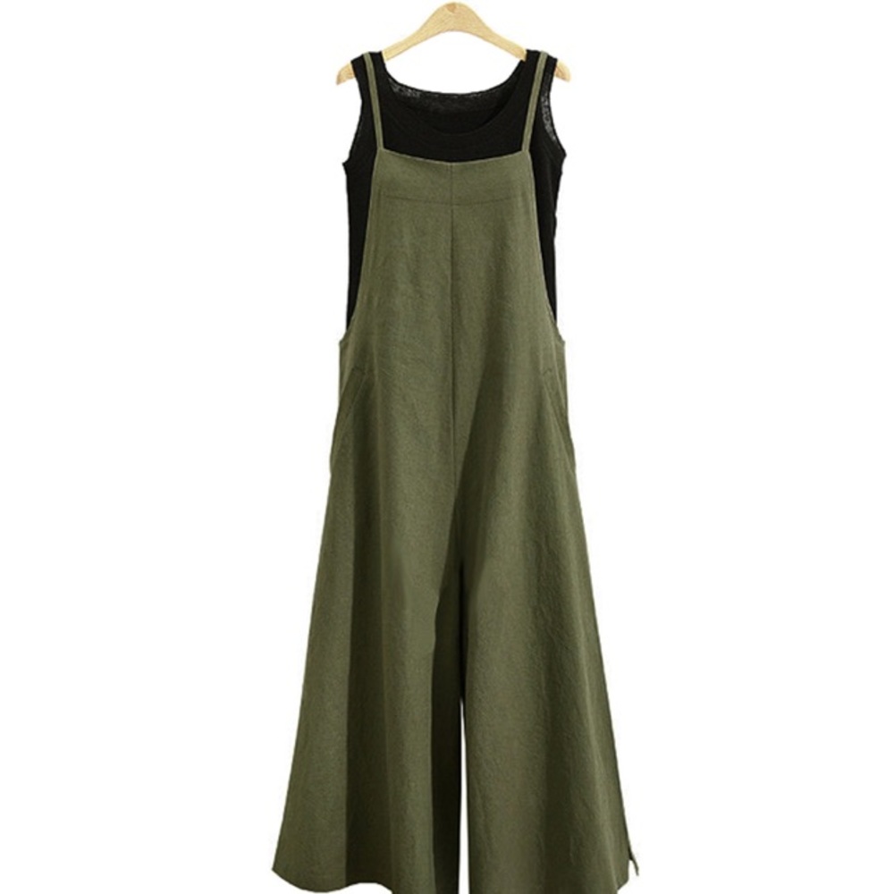 ❤️❤️❤️
 Earth tones suspender jumpsuit - Picture 6 of 6